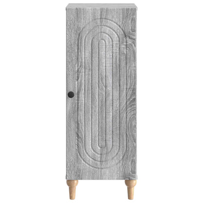 Sideboard Grey Sonoma 33 x 34.5 x 90 cm Engineered Wood
