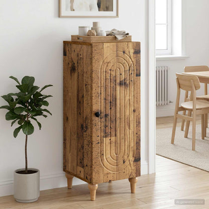 Sideboard Old Wood 33 x 34.5 x 90 cm Engineered Wood