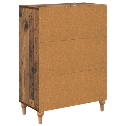 Drawer Cabinet Old Wood 66 x 34.5 x 90 cm Engineered Wood