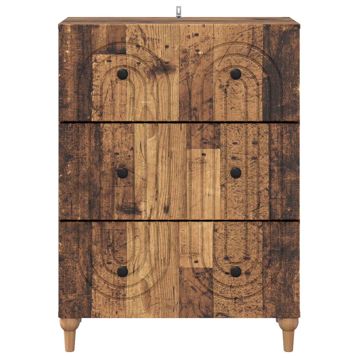 Drawer Cabinet Old Wood 66 x 34.5 x 90 cm Engineered Wood