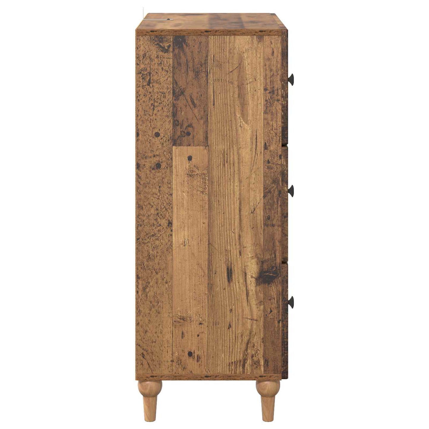 Drawer Cabinet Old Wood 66 x 34.5 x 90 cm Engineered Wood