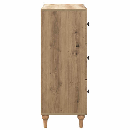 Drawer Cabinet Artisan Oak 66 x 34.5 x 90 cm Engineered Wood