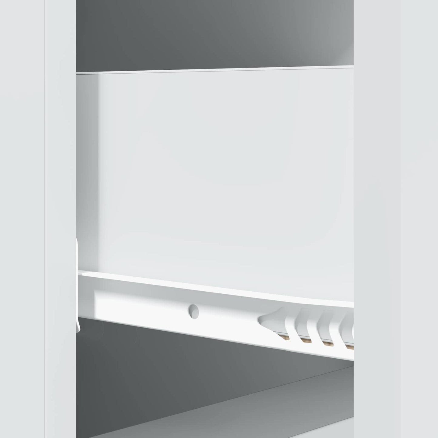 Drawer Cabinet White 33 x 34.5 x 90 cm Engineered Wood