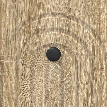 Drawer Cabinet Sonoma Oak 33 x 34.5 x 90 cm Engineered Wood