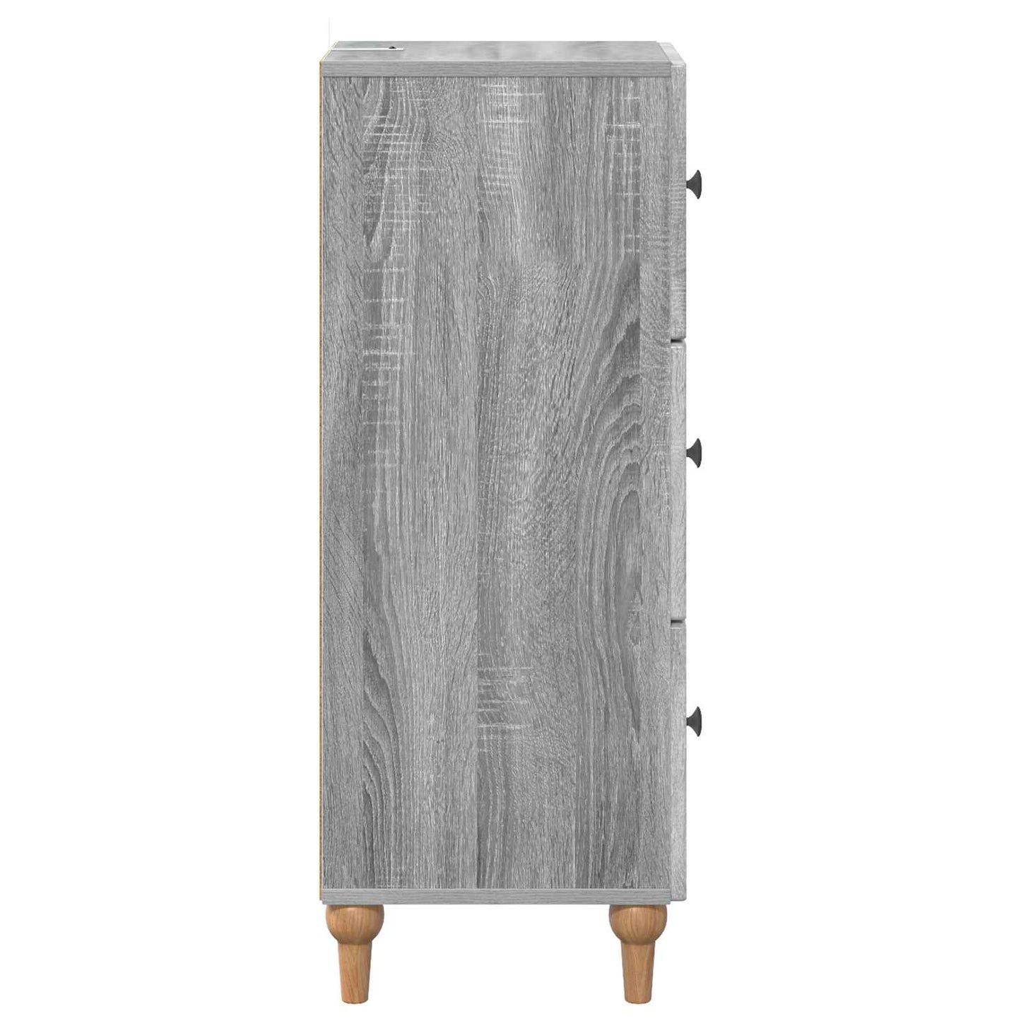 Drawer Cabinet 33 x 34.5 x 90 cm Engineered Wood Grey Sonoma