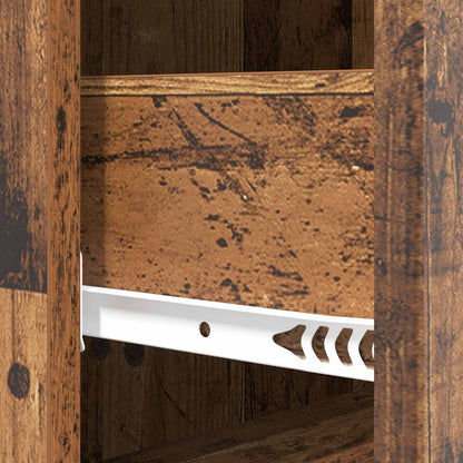 Drawer Cabinet Old Wood 33 x 34.5 x 90 cm Engineered Wood