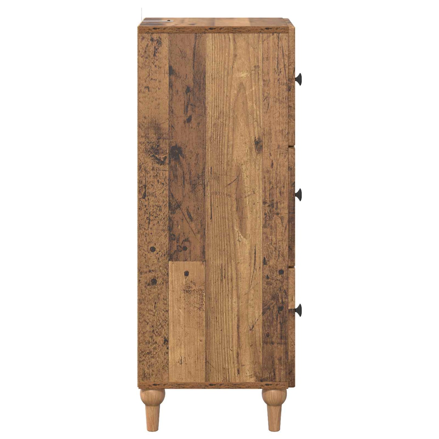 Drawer Cabinet Old Wood 33 x 34.5 x 90 cm Engineered Wood