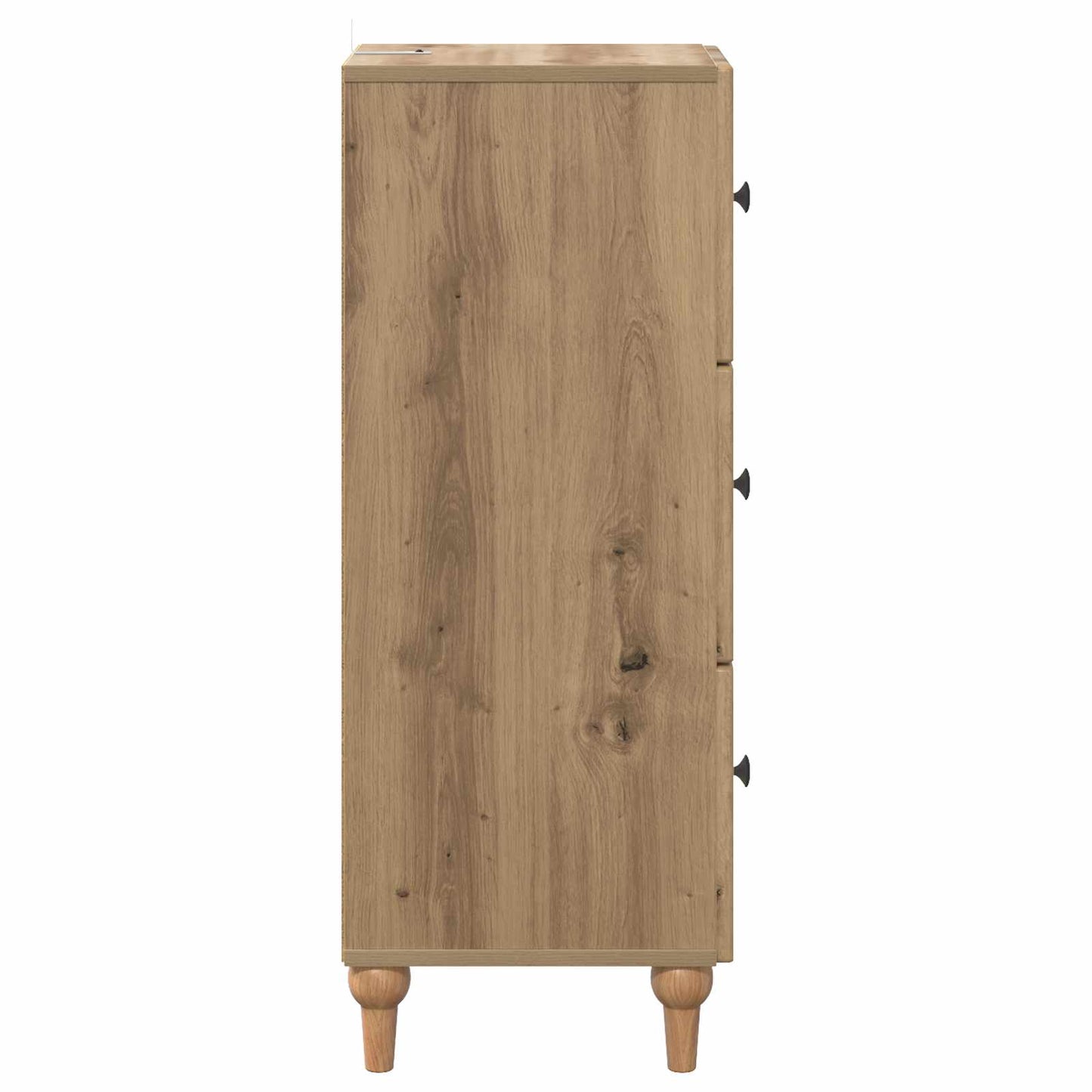 Drawer Cabinet 33 x 34.5 x 90 cm Engineered Wood Artisan Oak