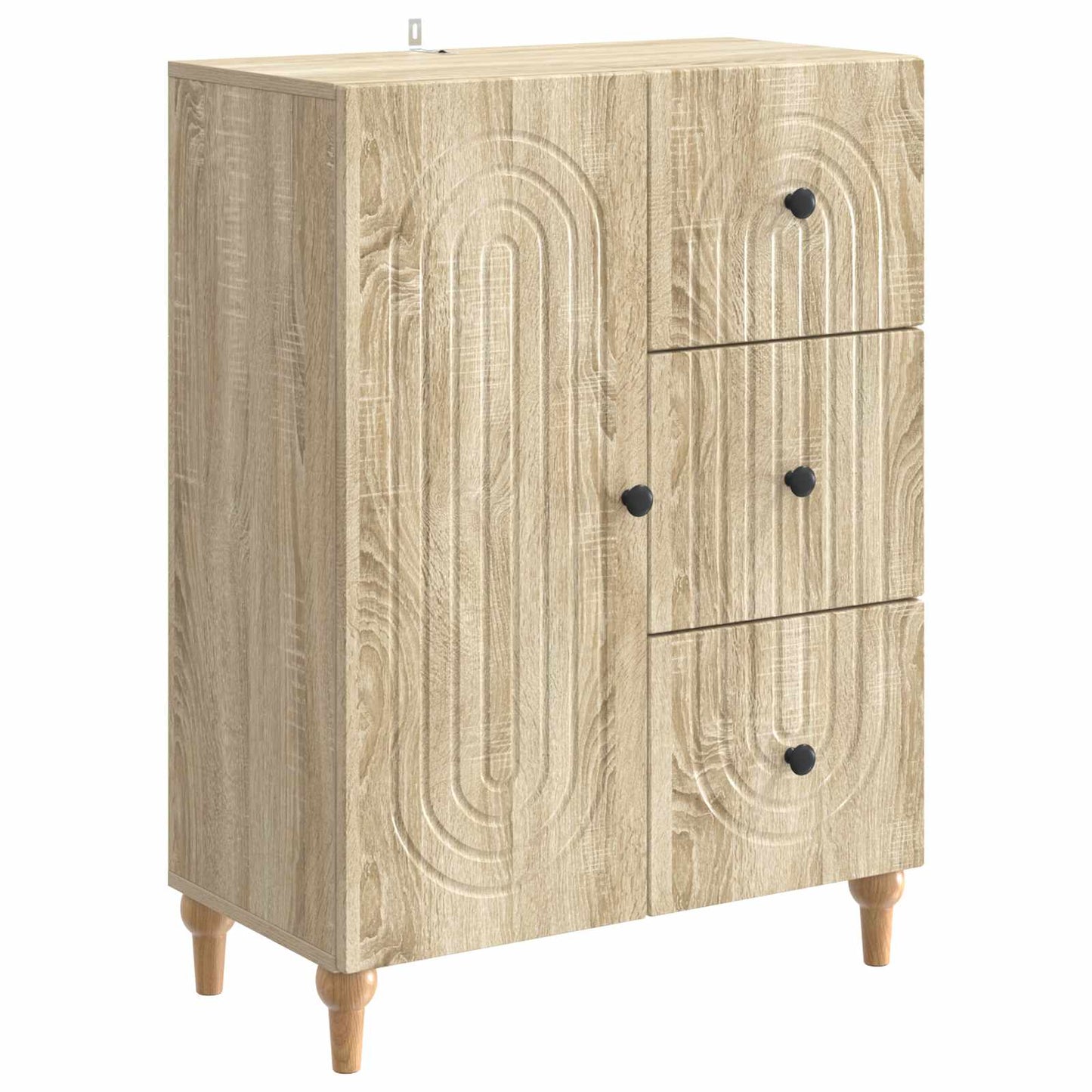 Sideboard Sonoma Oak 66 x 34.5 x 90 cm Engineered Wood