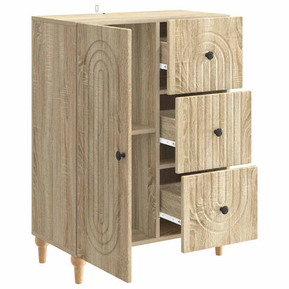 Sideboard Sonoma Oak 66 x 34.5 x 90 cm Engineered Wood
