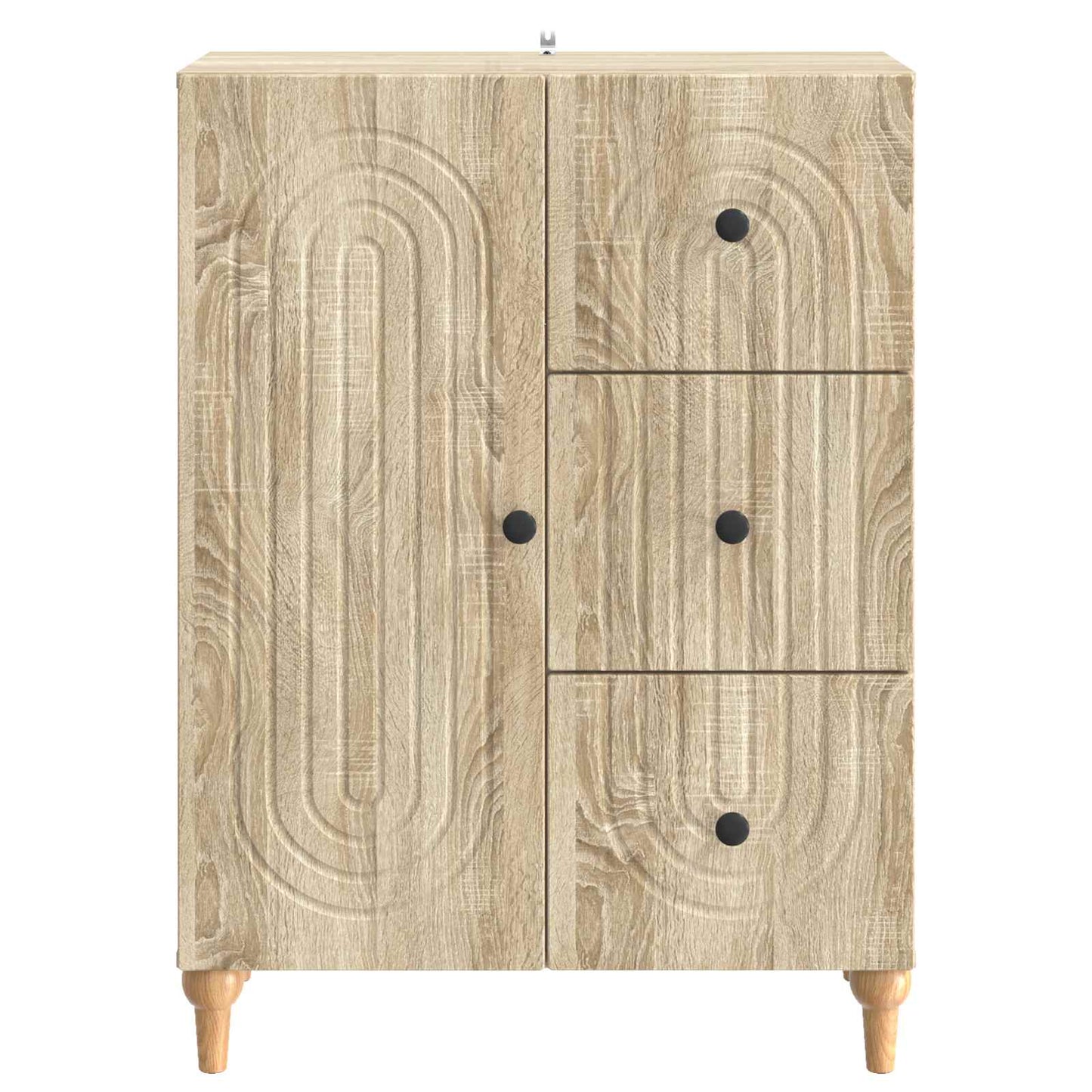 Sideboard Sonoma Oak 66 x 34.5 x 90 cm Engineered Wood