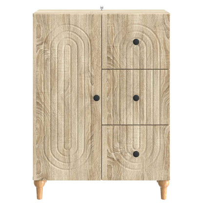 Sideboard Sonoma Oak 66 x 34.5 x 90 cm Engineered Wood