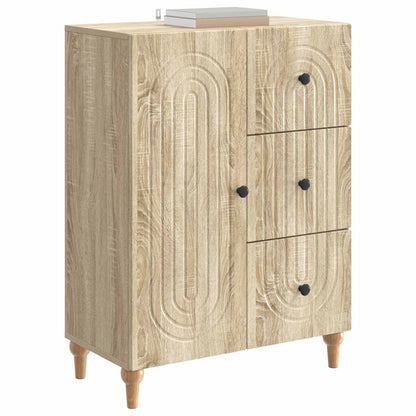 Sideboard Sonoma Oak 66 x 34.5 x 90 cm Engineered Wood