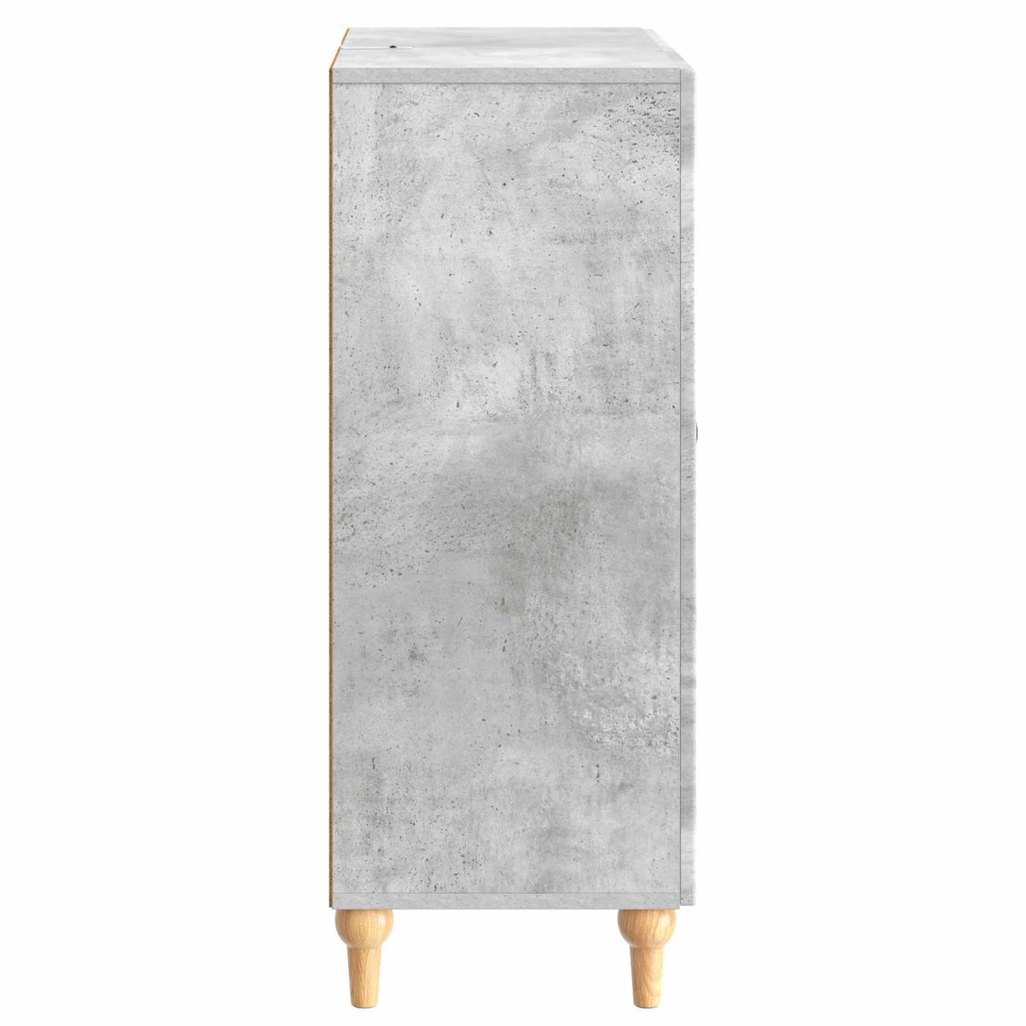 Sideboard Concrete Grey 66 x 34.5 x 90 cm Engineered Wood