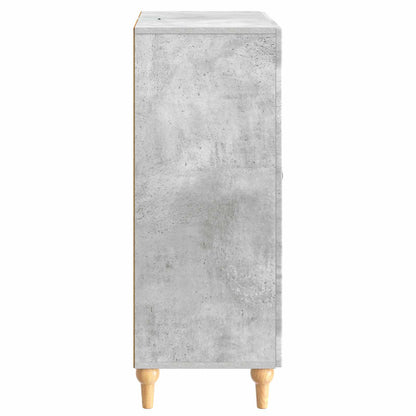 Sideboard Concrete Grey 66 x 34.5 x 90 cm Engineered Wood