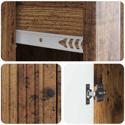 Sideboard Old Wood 66 x 34.5 x 90 cm Engineered Wood