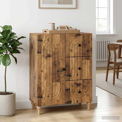 Sideboard Old Wood 66 x 34.5 x 90 cm Engineered Wood
