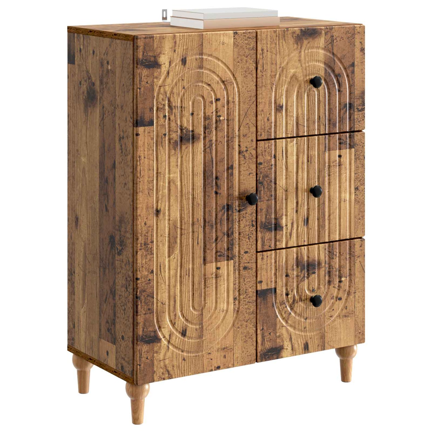 Sideboard Old Wood 66 x 34.5 x 90 cm Engineered Wood