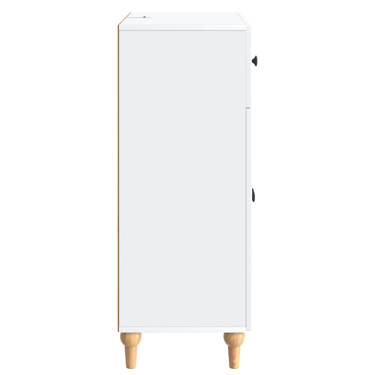 Sideboard with Drawer White 66 x 34.5 x 90 cm Engineered Wood