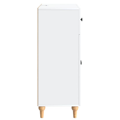 Sideboard with Drawer White 66 x 34.5 x 90 cm Engineered Wood