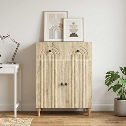 Sideboard Sonoma Oak 66 x 34.5 x 90 cm Engineered Wood