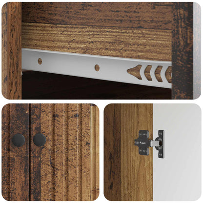 Sideboard Old Wood 66 x 34.5 x 90 cm Engineered Wood