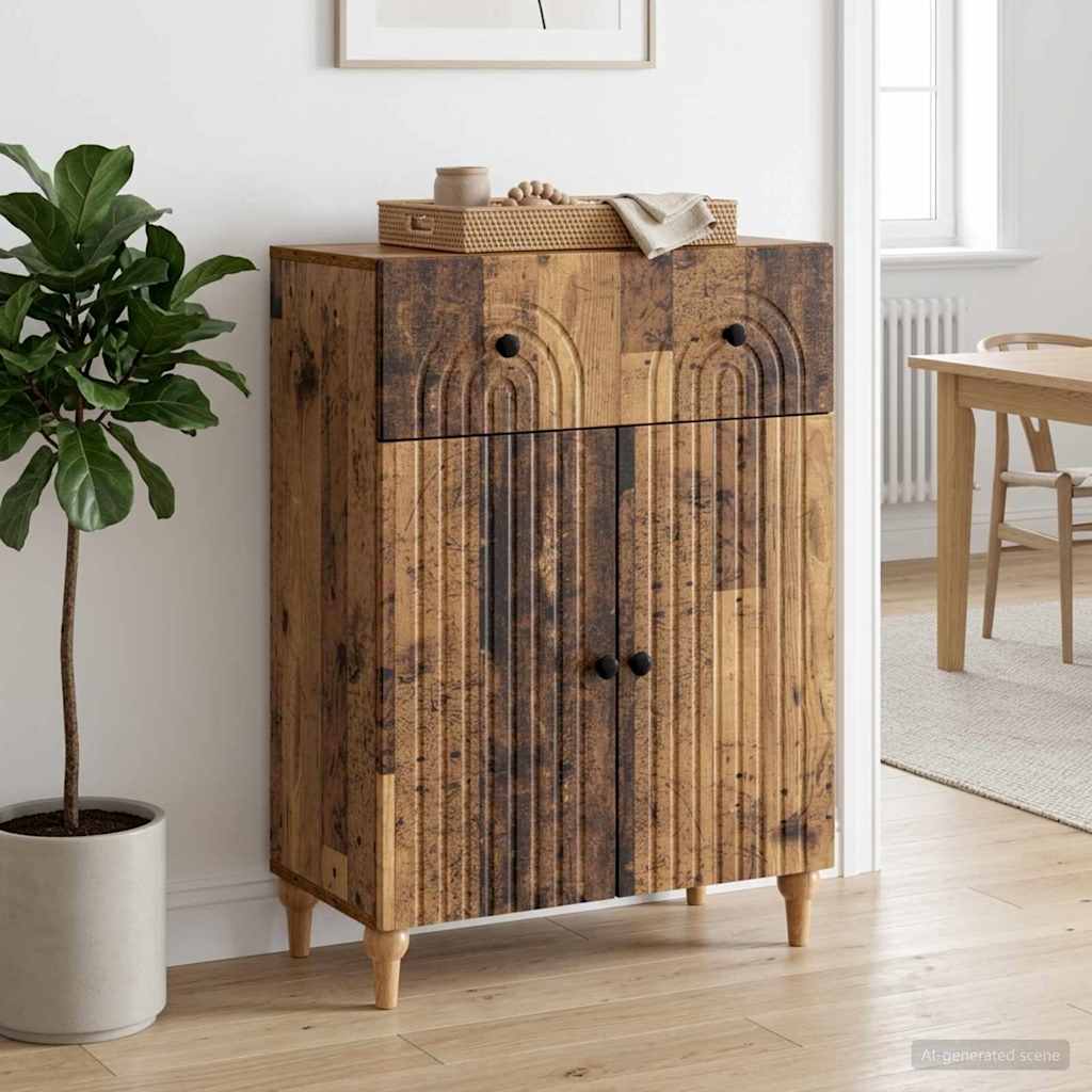 Sideboard Old Wood 66 x 34.5 x 90 cm Engineered Wood