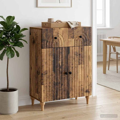 Sideboard Old Wood 66 x 34.5 x 90 cm Engineered Wood