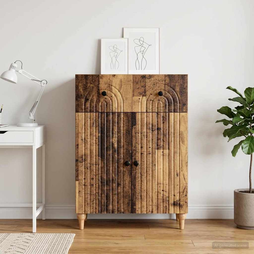 Sideboard Old Wood 66 x 34.5 x 90 cm Engineered Wood