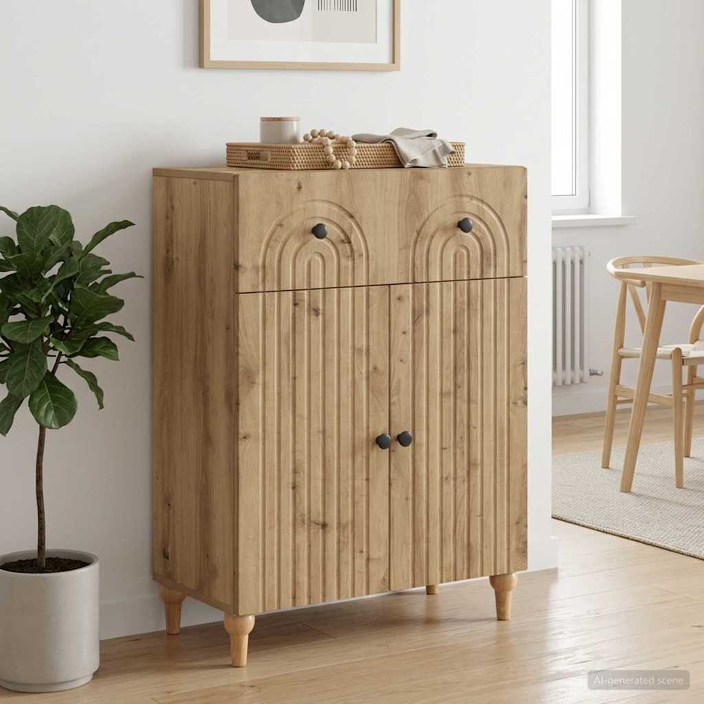 Sideboard Artisan Oak 66 x 34.5 x 90 cm Engineered Wood