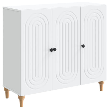Sideboard White 89 x 34.5 x 80 cm Engineered Wood