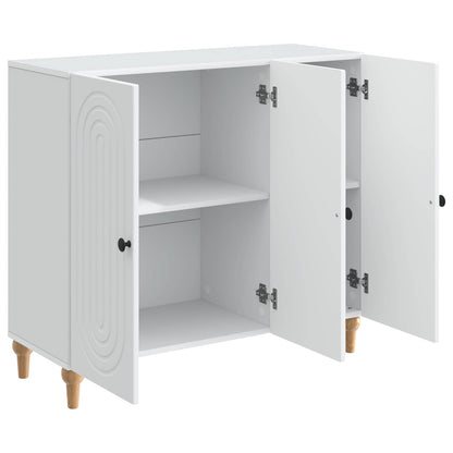 Sideboard White 89 x 34.5 x 80 cm Engineered Wood