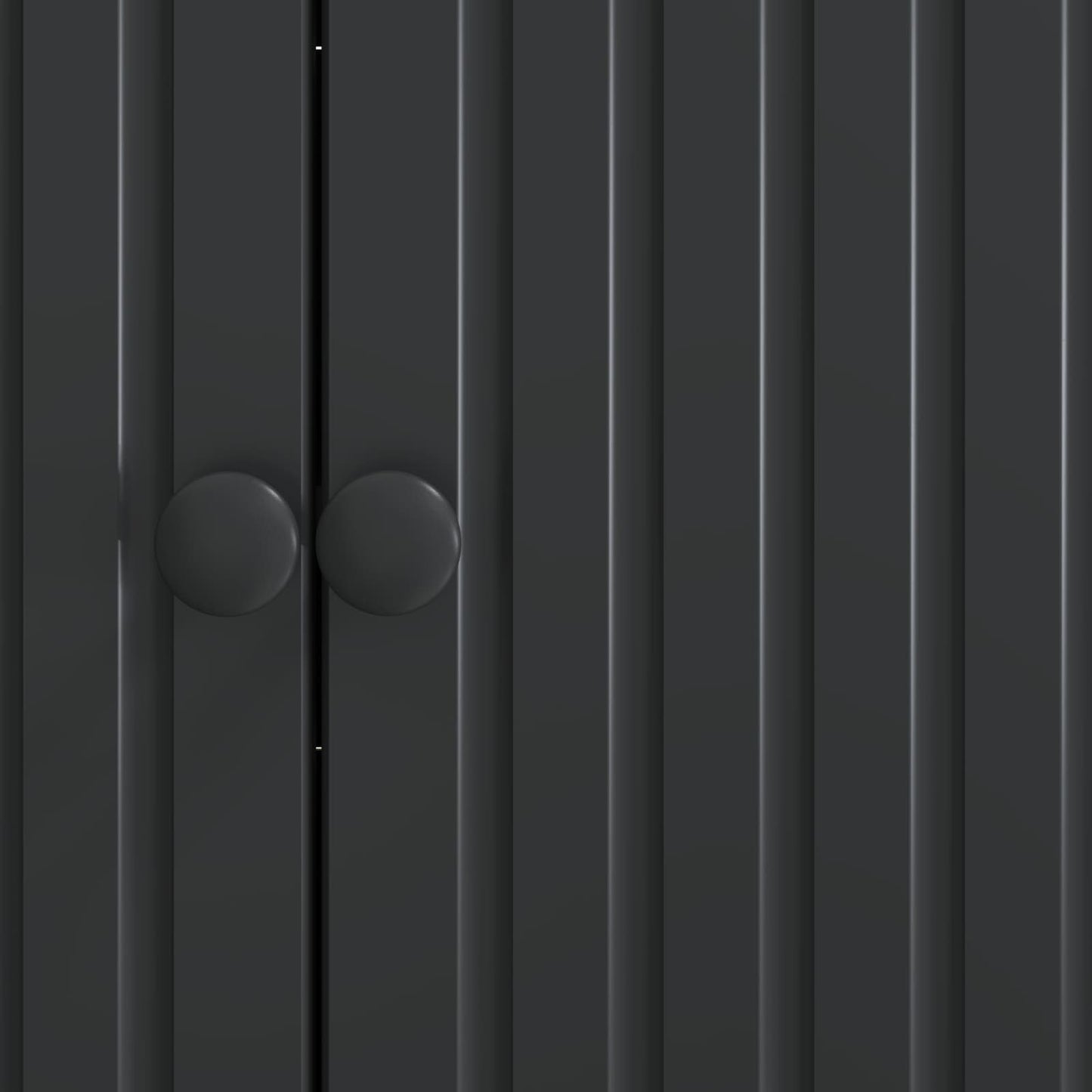 Sideboard Black 89 x 34.5 x 80 cm Engineered Wood
