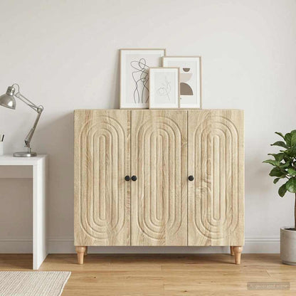 Sideboard Sonoma Oak 89 x 34.5 x 80 cm Engineered Wood