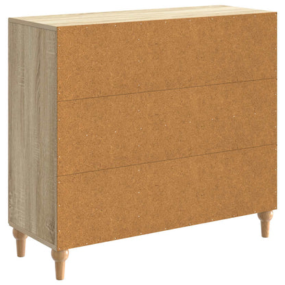 Sideboard Sonoma Oak 89 x 34.5 x 80 cm Engineered Wood