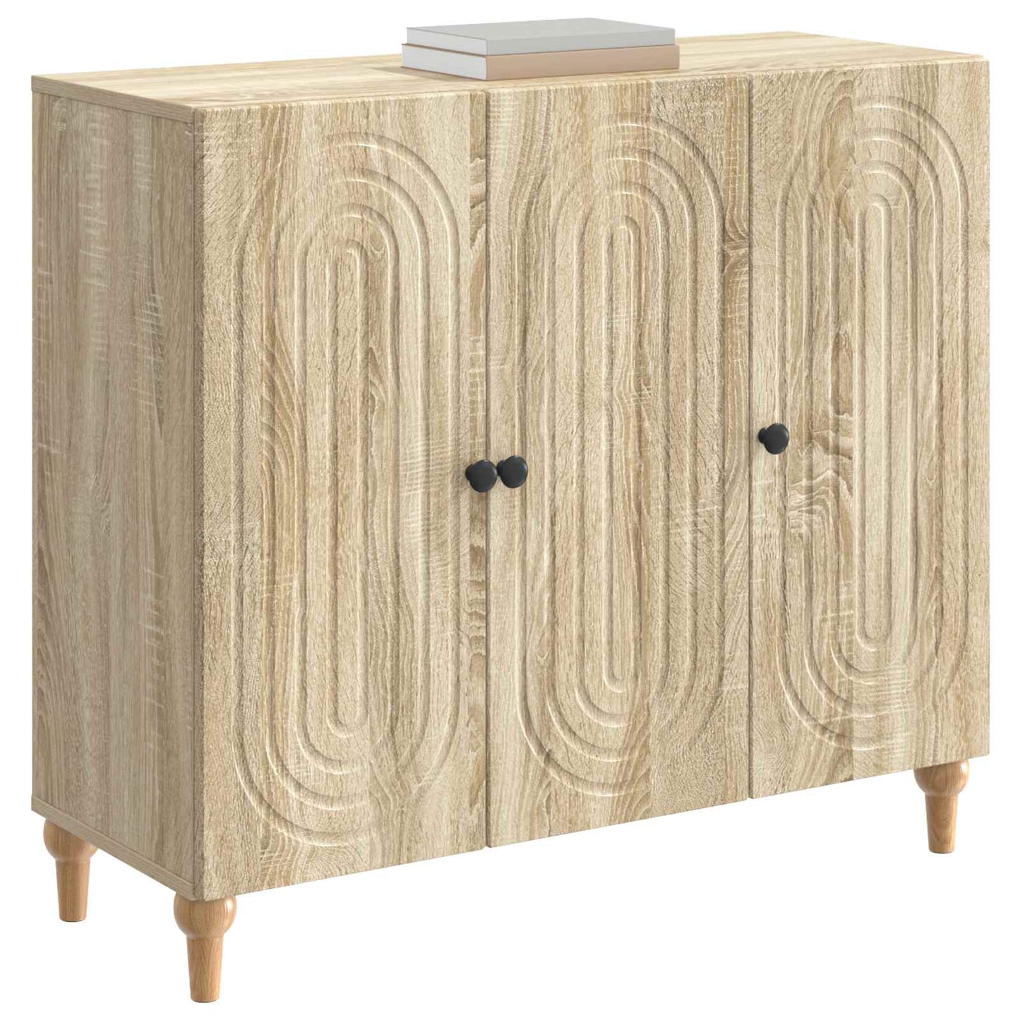Sideboard Sonoma Oak 89 x 34.5 x 80 cm Engineered Wood