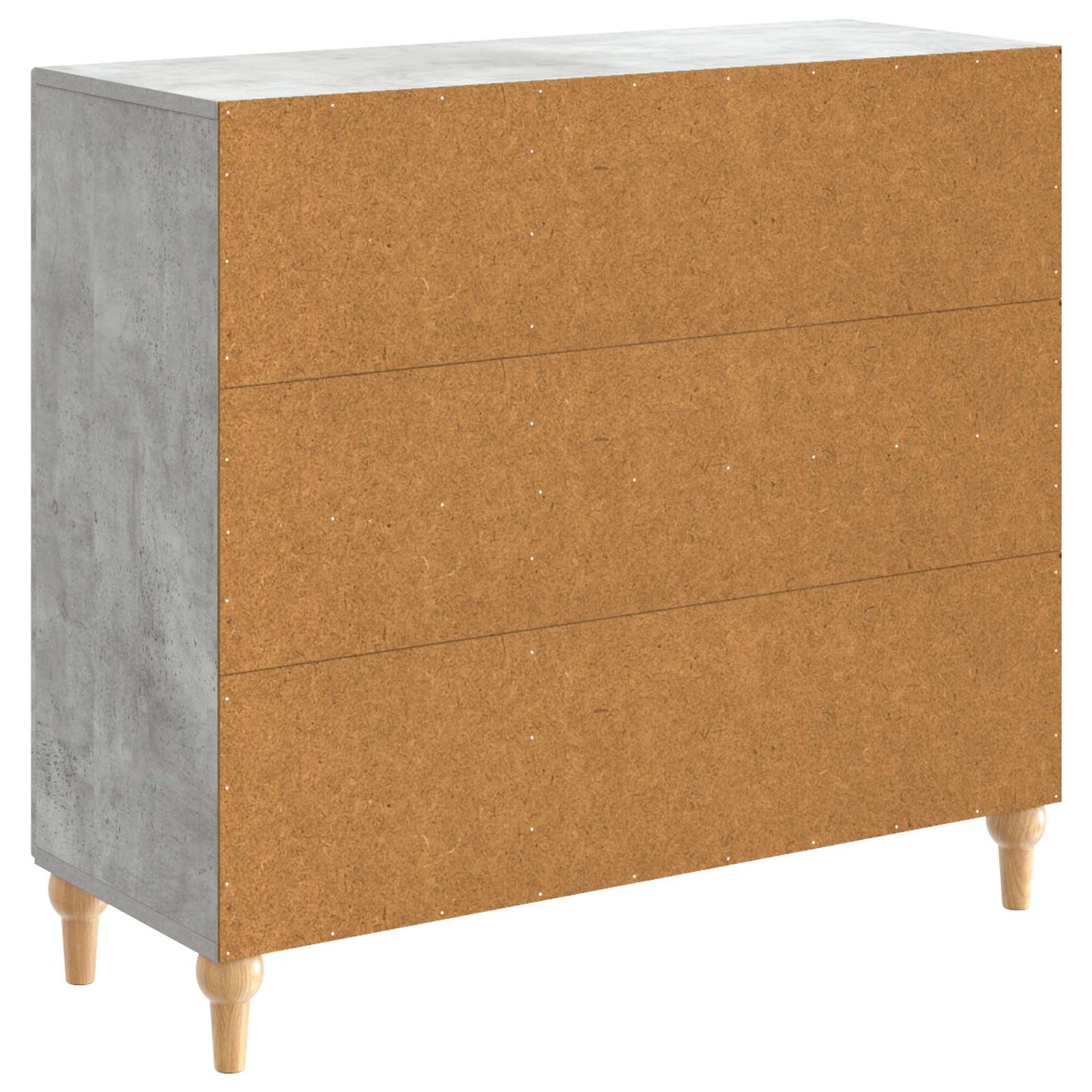 Sideboard Concrete Grey 89 x 34.5 x 80 cm Engineered Wood