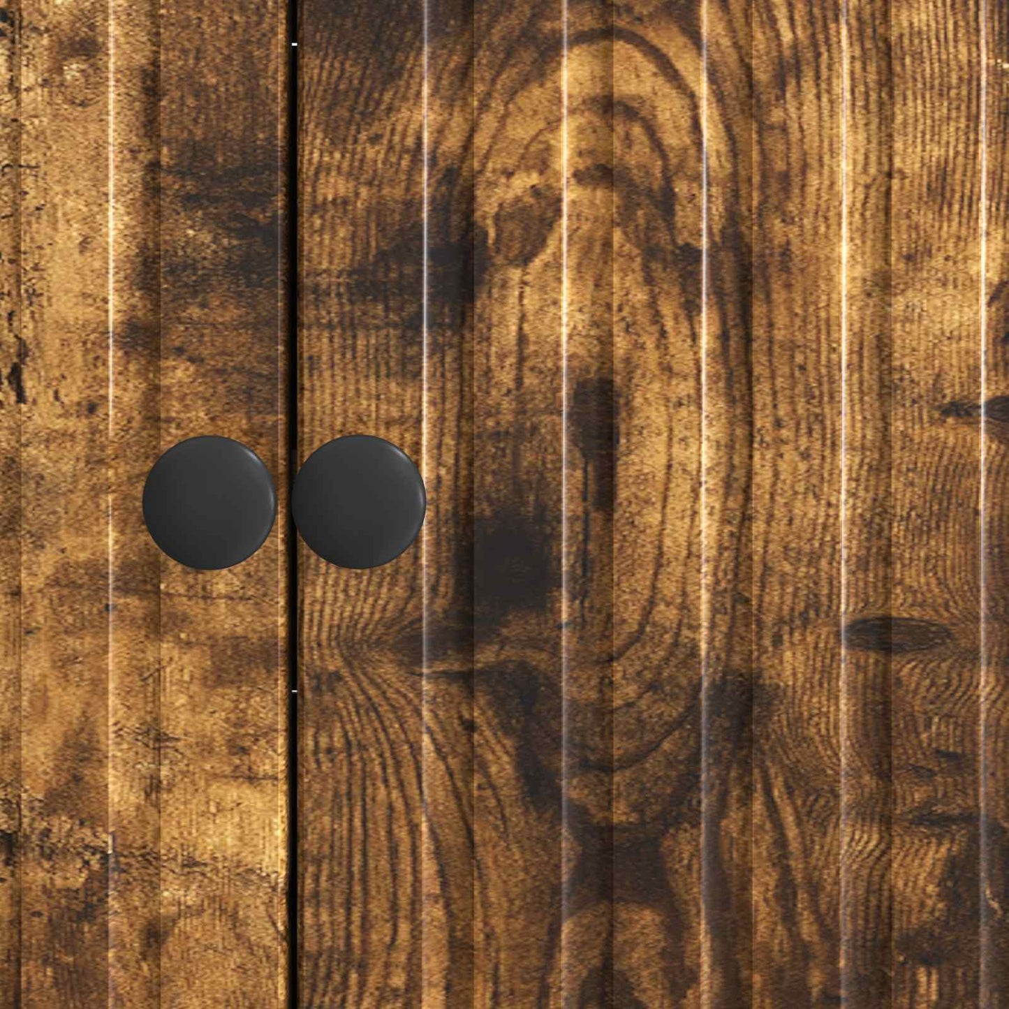 Sideboard Smoked Oak 89 x 34.5 x 80 cm Engineered Wood