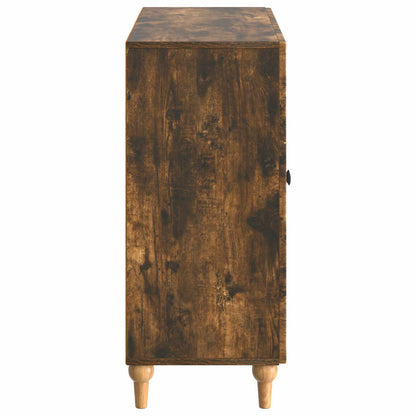 Sideboard Smoked Oak 89 x 34.5 x 80 cm Engineered Wood