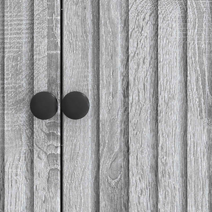 Sideboard Grey Sonoma 89 x 34.5 x 80 cm Engineered Wood