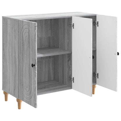 Sideboard Grey Sonoma 89 x 34.5 x 80 cm Engineered Wood