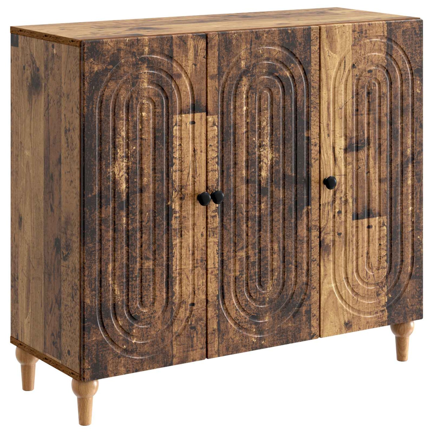 Sideboard Old Wood 89 x 34.5 x 80 cm Engineered Wood