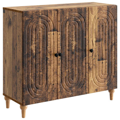 Sideboard Old Wood 89 x 34.5 x 80 cm Engineered Wood