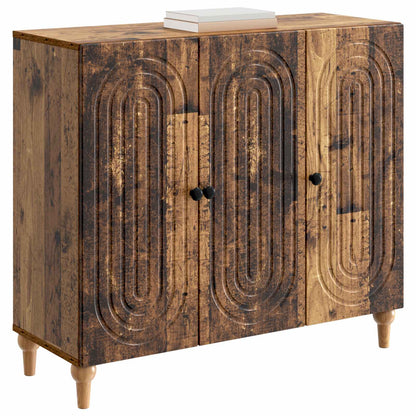 Sideboard Old Wood 89 x 34.5 x 80 cm Engineered Wood
