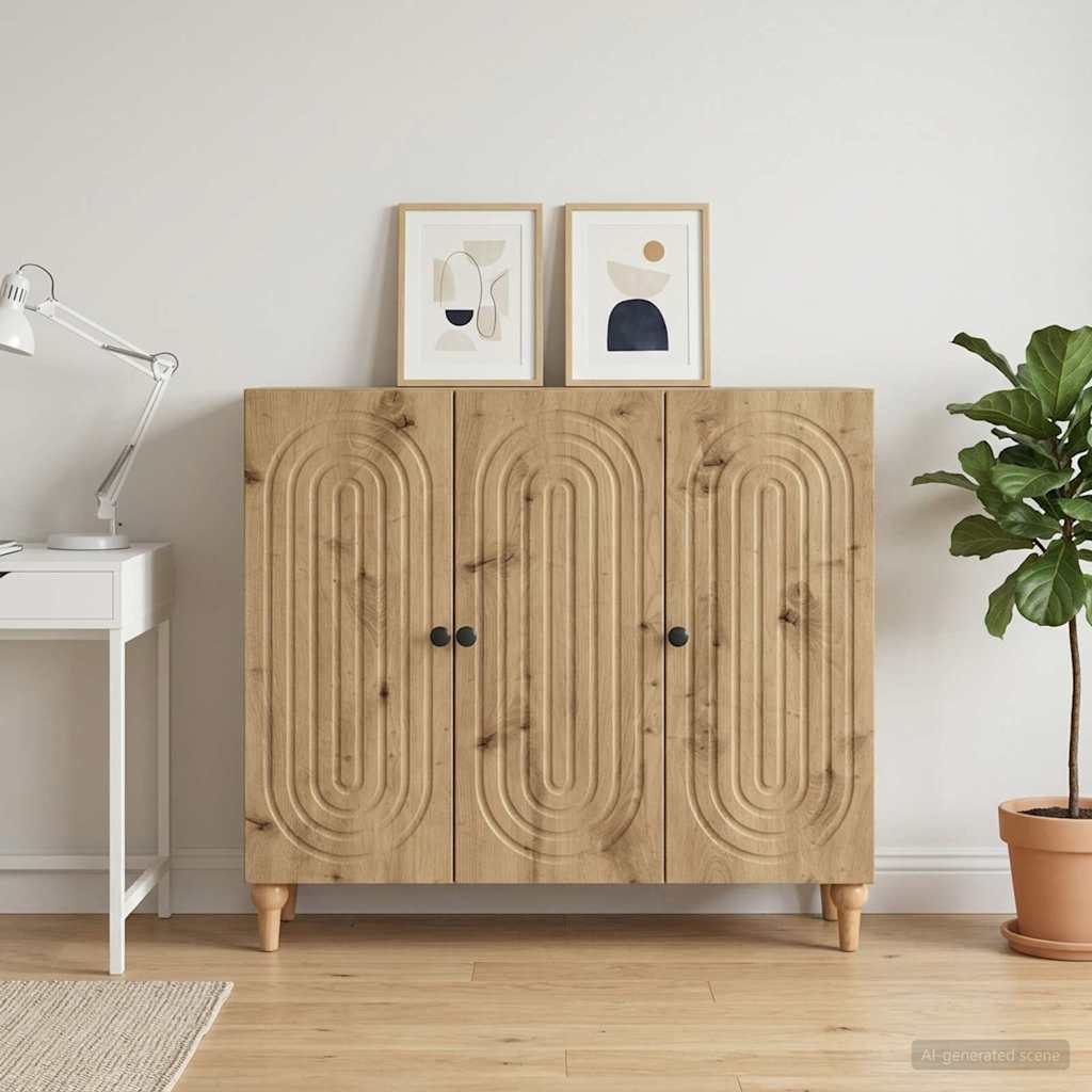 Sideboard Artisan Oak 89 x 34.5 x 80 cm Engineered Wood