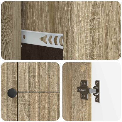 TV Cabinet Sonoma Oak 89 x 34.5 x 60 cm Engineered Wood