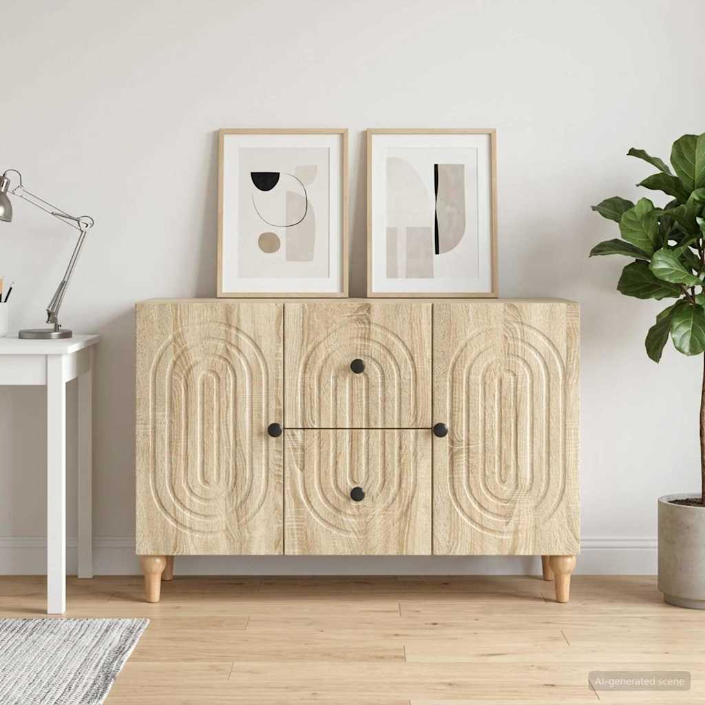 TV Cabinet Sonoma Oak 89 x 34.5 x 60 cm Engineered Wood