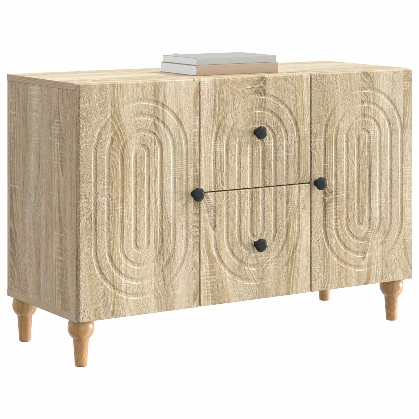 TV Cabinet Sonoma Oak 89 x 34.5 x 60 cm Engineered Wood