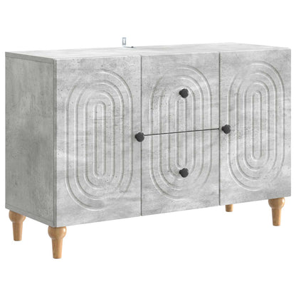 TV Cabinet Concrete Grey 89 x 34.5 x 60 cm Engineered Wood
