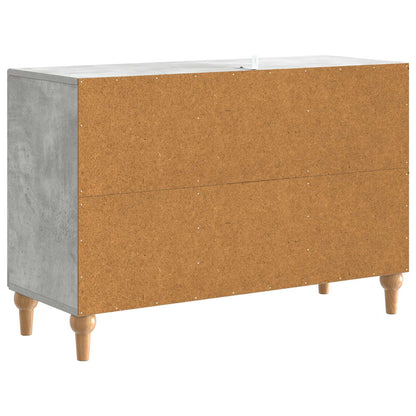 TV Cabinet Concrete Grey 89 x 34.5 x 60 cm Engineered Wood